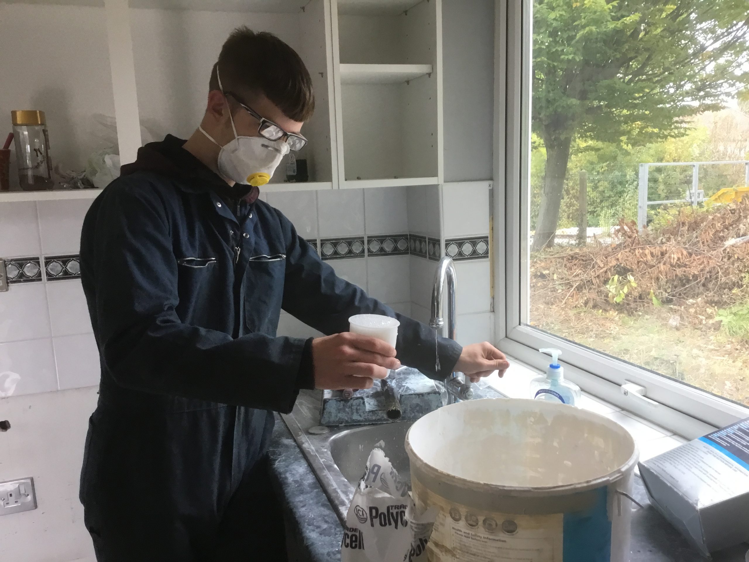 WVTC Students Work Hard to Renovate Local School